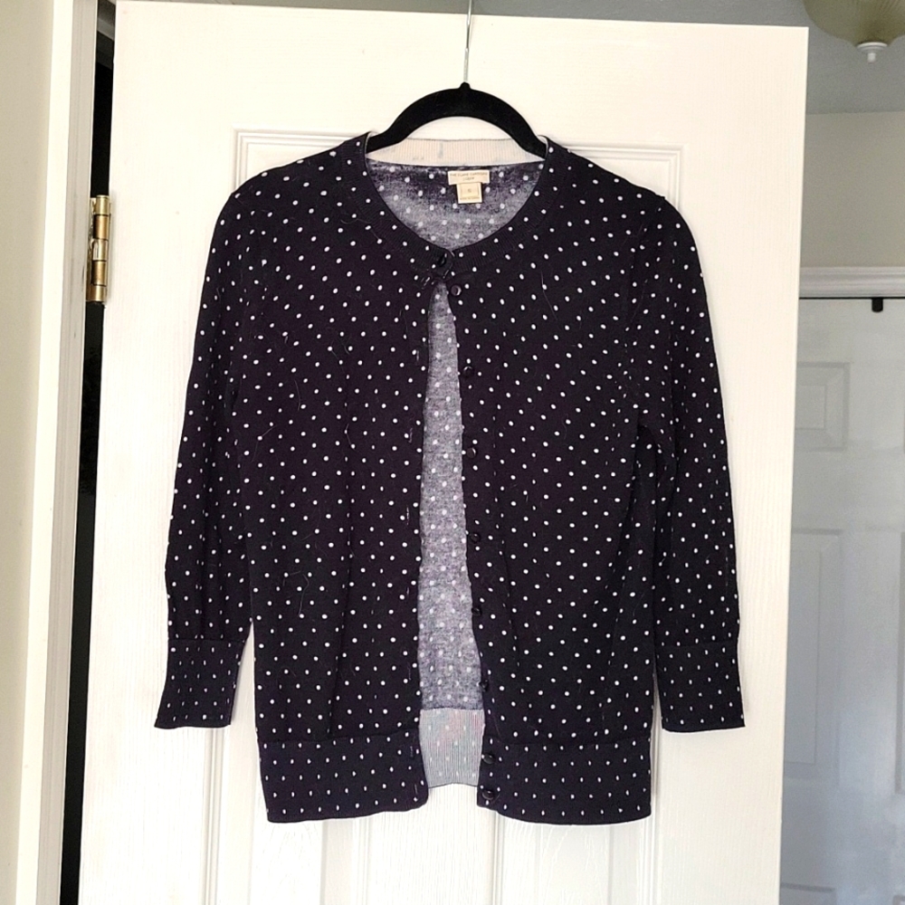 Polka dot cardigan